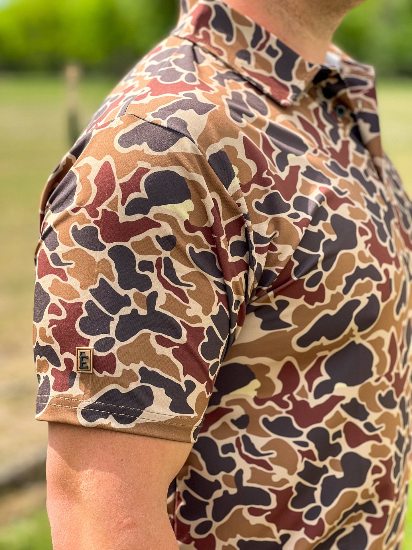 Duck Camo Golf Polo