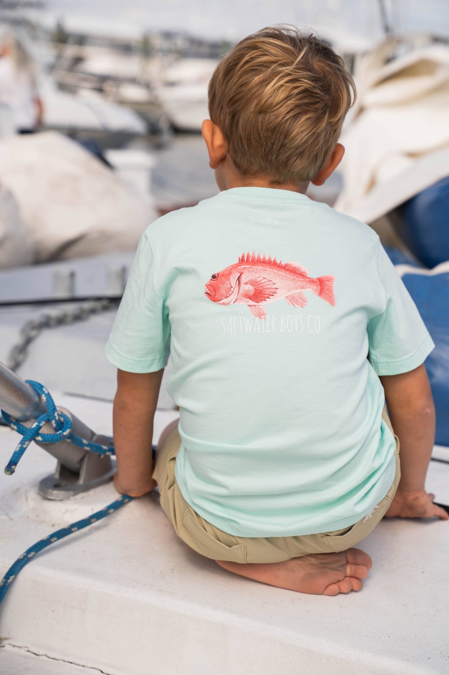 Redfish T-Shirt - Aqua: Aqua / 5t