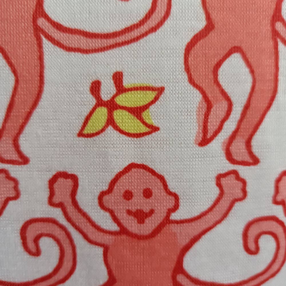 Women's Monkey Print Long Sleeve Lounge Set