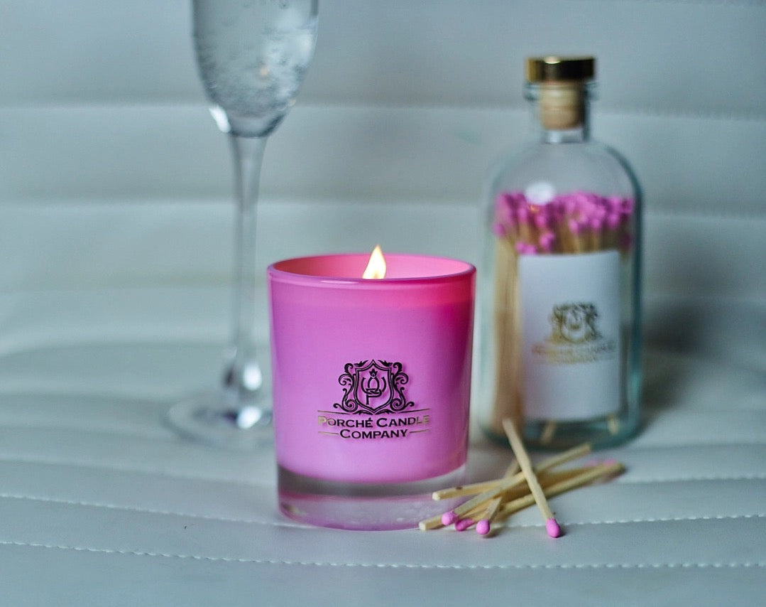 Porche Luxury 8oz Candle and Match set.