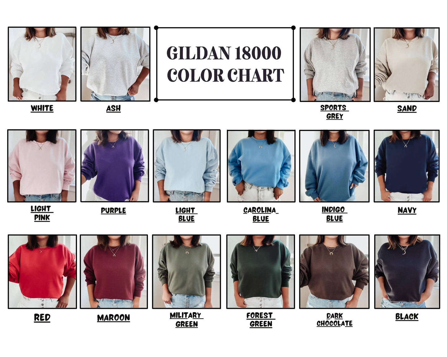 Custom Embroidered Sweatshirt, Embroidered, Chain Stitch: 2XL / Sand