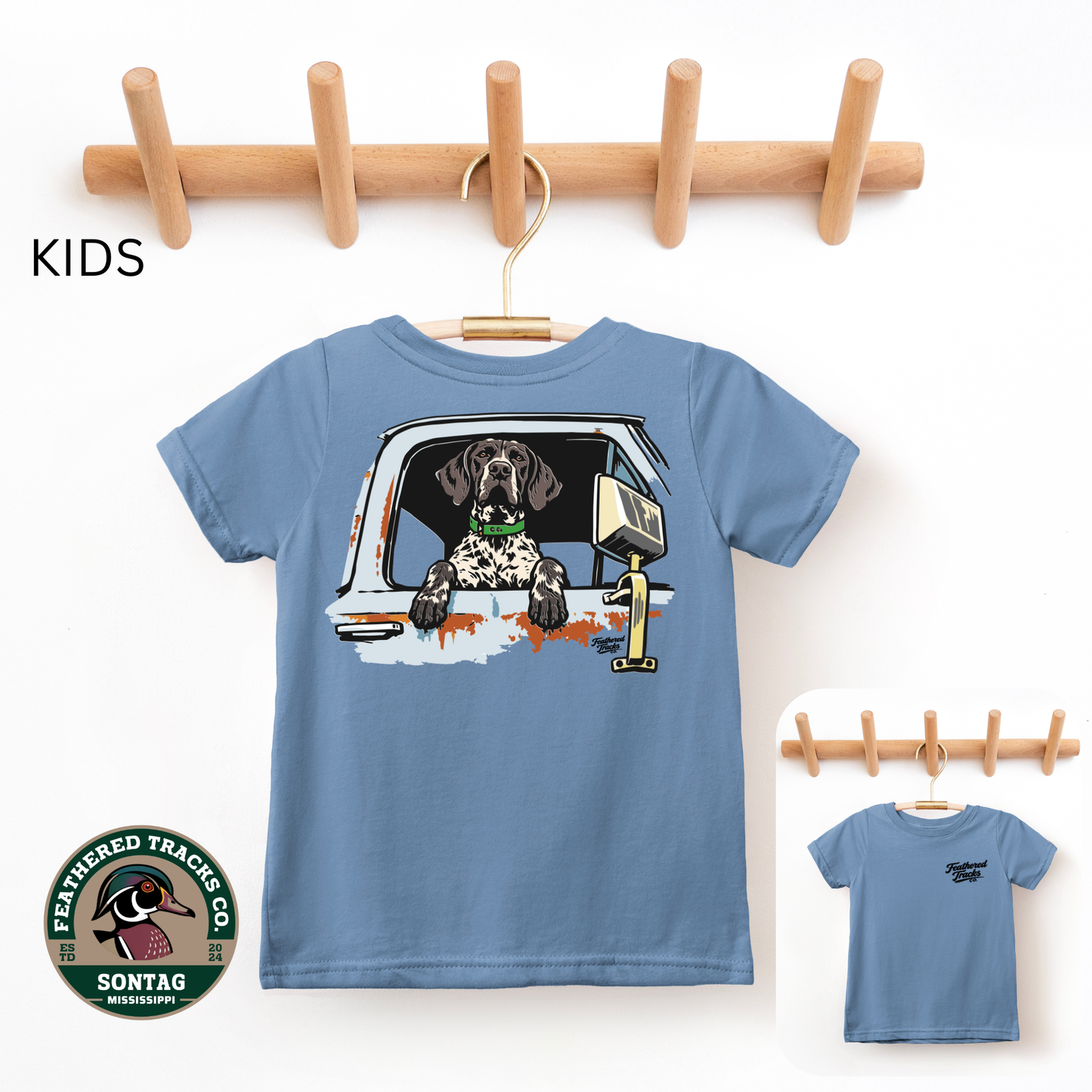 GSP Peeping Out Hunting Truck: YXS / Short Sleeve