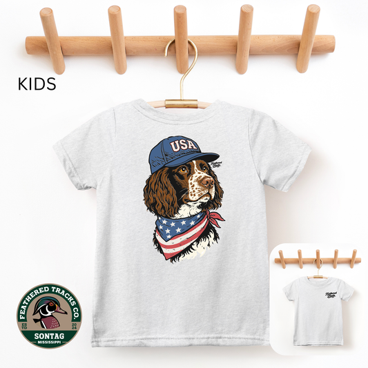 USA English Springer Spaniel: YXS / Short Sleeve