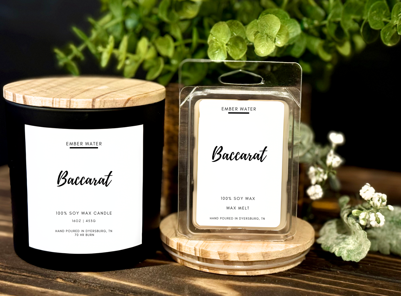 Baccarat 16 oz 100% Soy Candle