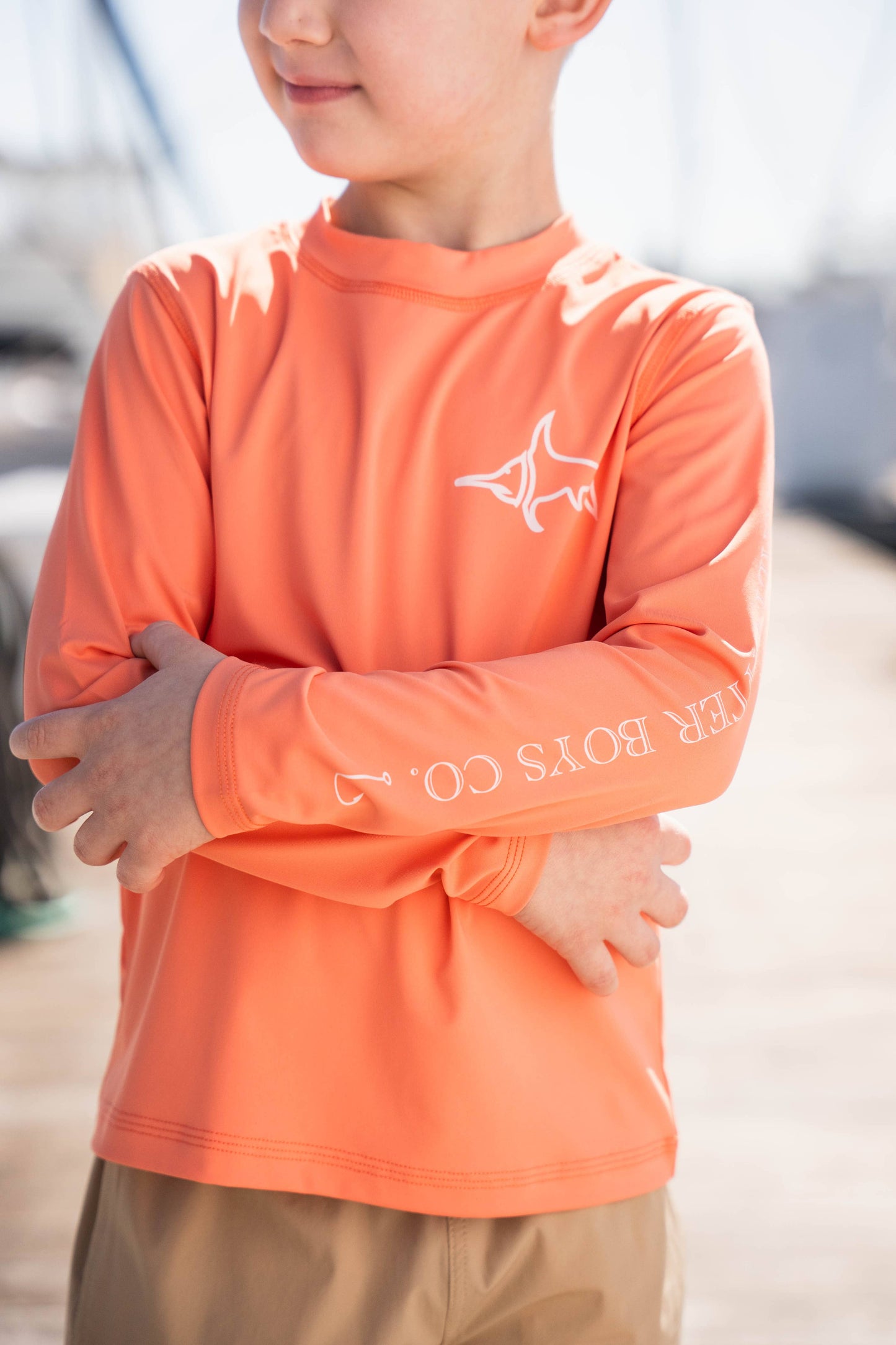 Tybee Rashguard Orange: Orange / 5t