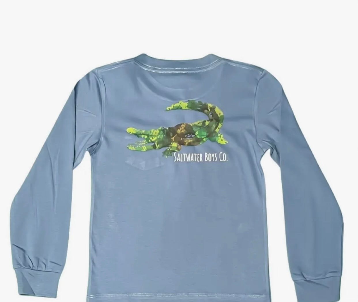 Gator pocket t-shirt blue