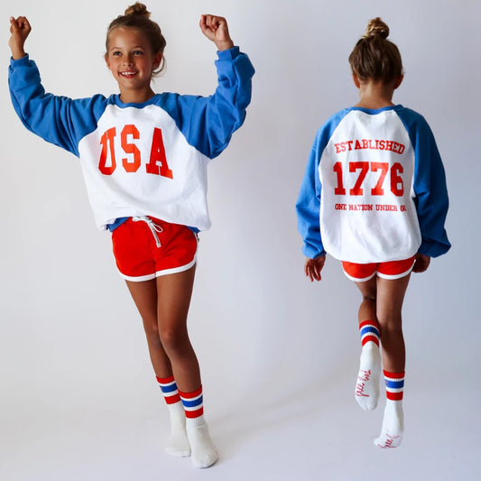 USA oversized pullover