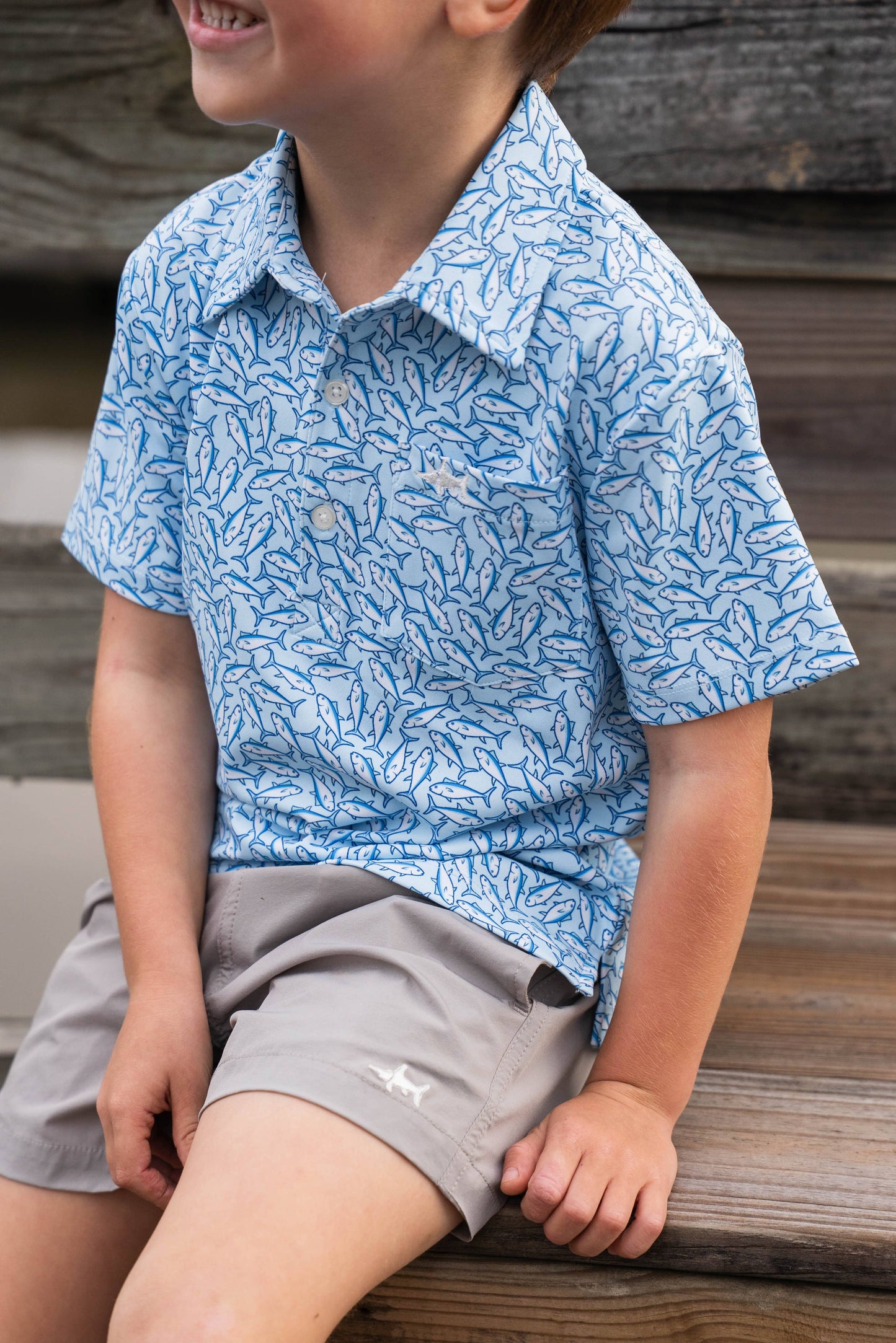 Inlet Boys Performance Short Grey: Grey / 5t